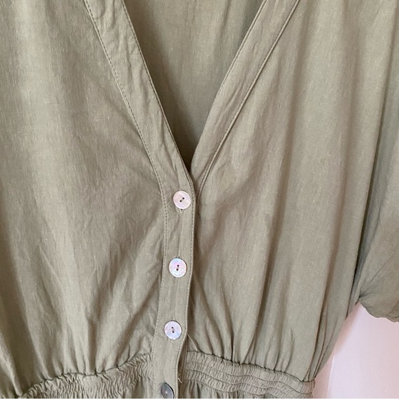 Zara Camp Romper With Collar and Pockets - Picture 4 of 10